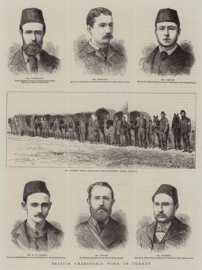 Trabajo caritativo británico en Turquía de Alfred Chantrey Corbould